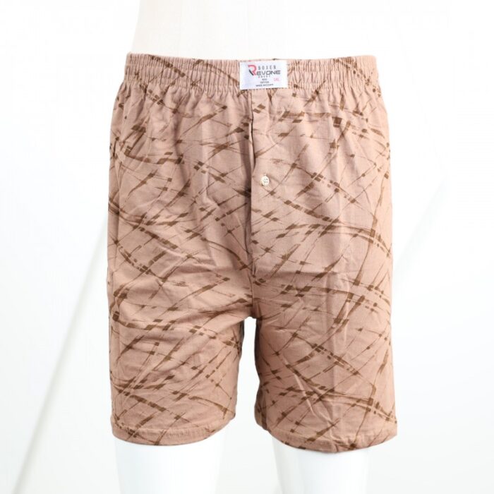 103376323_67dca33ac2790 بوكسر بتصميم زر للرجال لون بني - الصورة 1