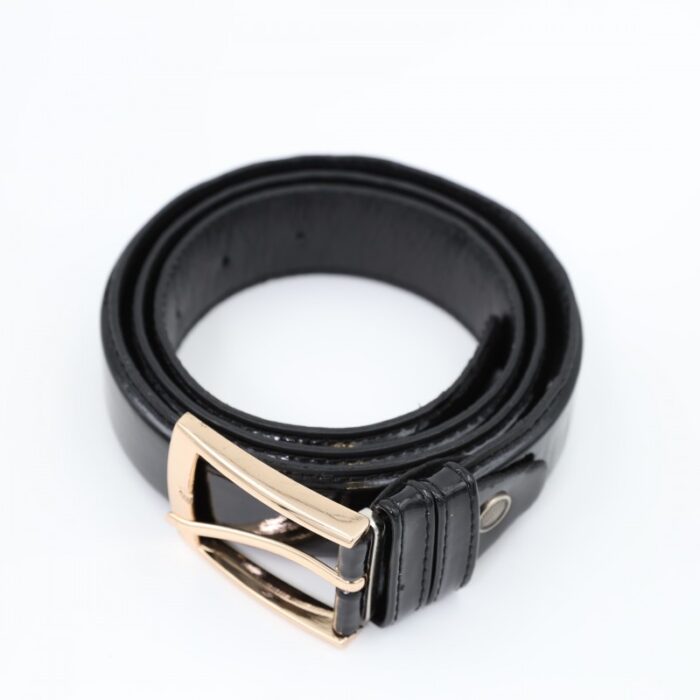 ⁦سير جلد طبيعي رسمي للرجال لون أسود⁩ - الصورة ⁦3⁩