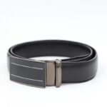 ⁦سير جلد طبيعي رسمي للرجال لون بني محروق⁩ - الصورة ⁦3⁩