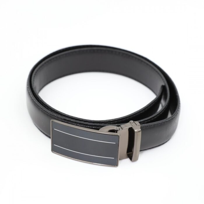 ⁦سير جلد طبيعي رسمي للرجال لون بني محروق⁩ - الصورة ⁦4⁩