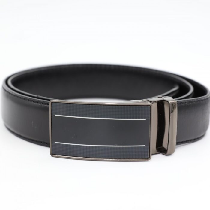 ⁦سير جلد طبيعي رسمي للرجال لون بني محروق⁩ - الصورة ⁦5⁩