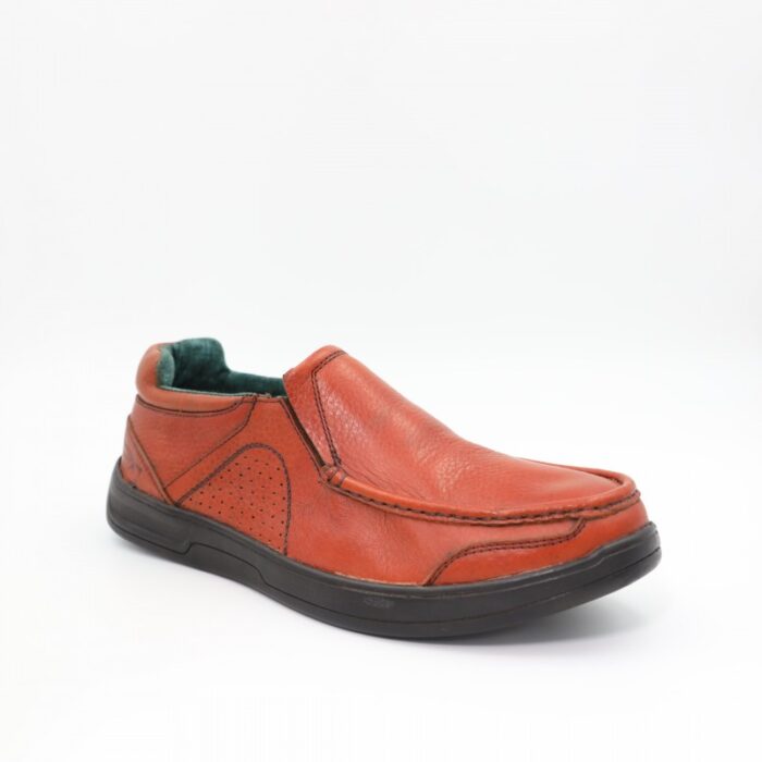 ⁦حذاء جلد صناعة يدوية للرجال لون عسلي⁩ - الصورة ⁦2⁩