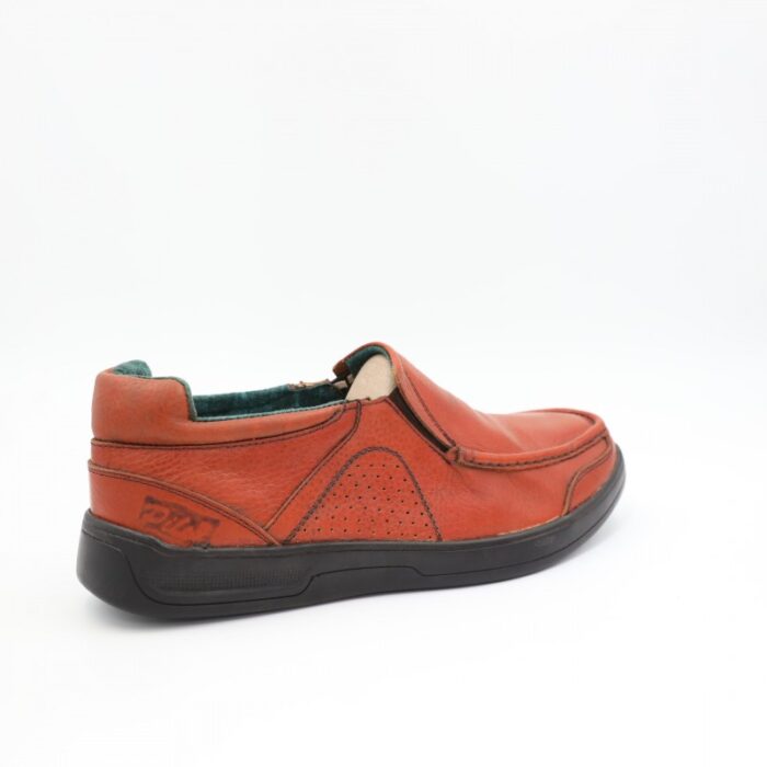 ⁦حذاء جلد صناعة يدوية للرجال لون عسلي⁩ - الصورة ⁦4⁩