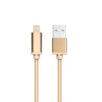 ⁦سلك شحن USB- IPHONE . لون ذهبي⁩ - الصورة ⁦3⁩