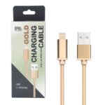 ⁦سلك شحن USB- IPHONE . لون ذهبي⁩ - الصورة ⁦4⁩
