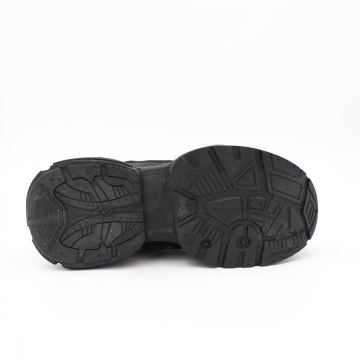 ⁦حذاء رياضي للنساء لون أسود مع أحجار زركون بيضاء⁩ - الصورة ⁦6⁩