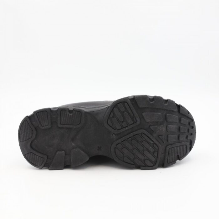 ⁦حذاء رياضي للنساء بكعب لون أسود⁩ - الصورة ⁦6⁩