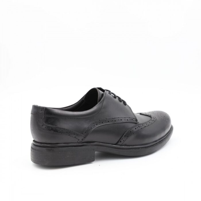 ⁦حذاء رسمي برباط للرجال  جلد طبيعي لون أسود ونعل أسود من I Can⁩ - الصورة ⁦4⁩