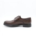 ⁦حذاء رسمي برباط للرجال جلد طبيعي لون بني ونعل أسود من I Can⁩ - الصورة ⁦5⁩