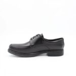 ⁦حذاء رسمي برباط للرجال جلد طبيعي لون أسود ونعل أسود من I Can⁩ - الصورة ⁦5⁩