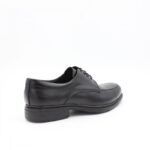 ⁦حذاء رسمي برباط للرجال جلد طبيعي لون أسود ونعل أسود من I Can⁩ - الصورة ⁦4⁩