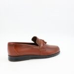 ⁦حذاء رسمي  للرجال جلد طبيعي لون عسلي ونعل أسود من I Can⁩ - الصورة ⁦4⁩