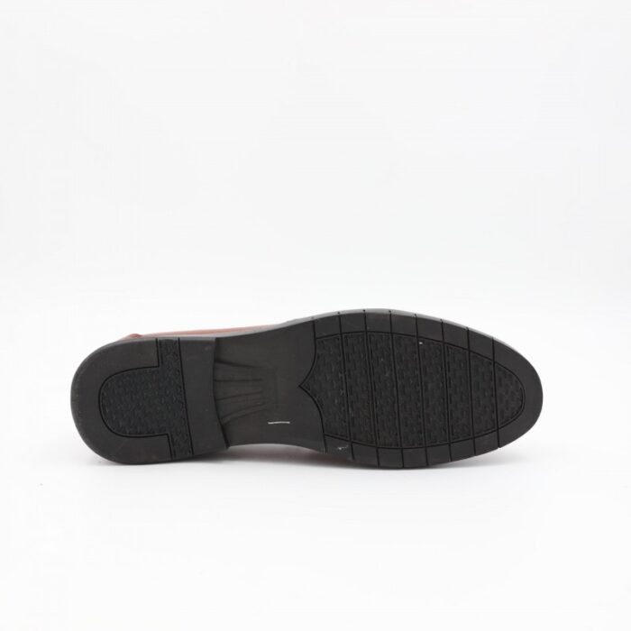 ⁦حذاء رسمي  للرجال جلد طبيعي لون عسلي ونعل أسود من I Can⁩ - الصورة ⁦6⁩