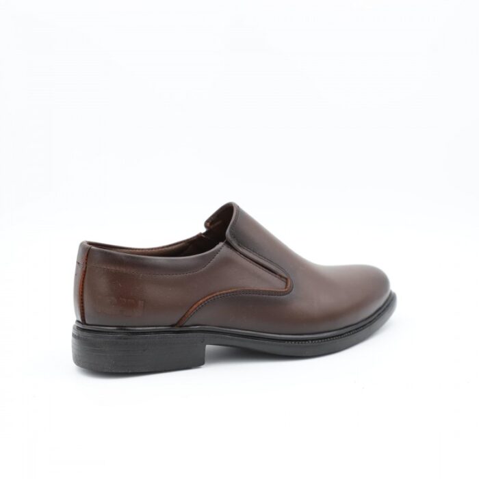 ⁦حذاء رسمي للرجال جلد طبيعي لون بني ونعل أسود من I Can⁩ - الصورة ⁦4⁩