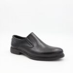 ⁦حذاء رسمي للرجال جلد طبيعي لون أسود ونعل أسود من I Can⁩ - الصورة ⁦2⁩