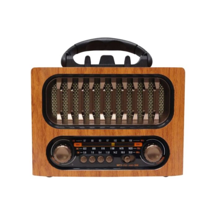 ⁦Radio retro reincarcabil, AM/FM/SW, Bluetooth, DC 5V- راديو كلاسيك يعمل بالشحن⁩ - الصورة ⁦5⁩