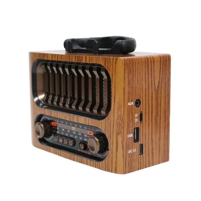 ⁦Radio retro reincarcabil, AM/FM/SW, Bluetooth, DC 5V- راديو كلاسيك يعمل بالشحن⁩ - الصورة ⁦6⁩