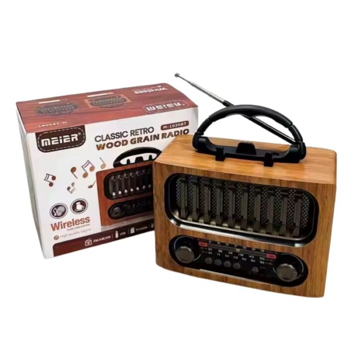 ⁦Radio retro reincarcabil, AM/FM/SW, Bluetooth, DC 5V- راديو كلاسيك يعمل بالشحن⁩ - الصورة ⁦7⁩