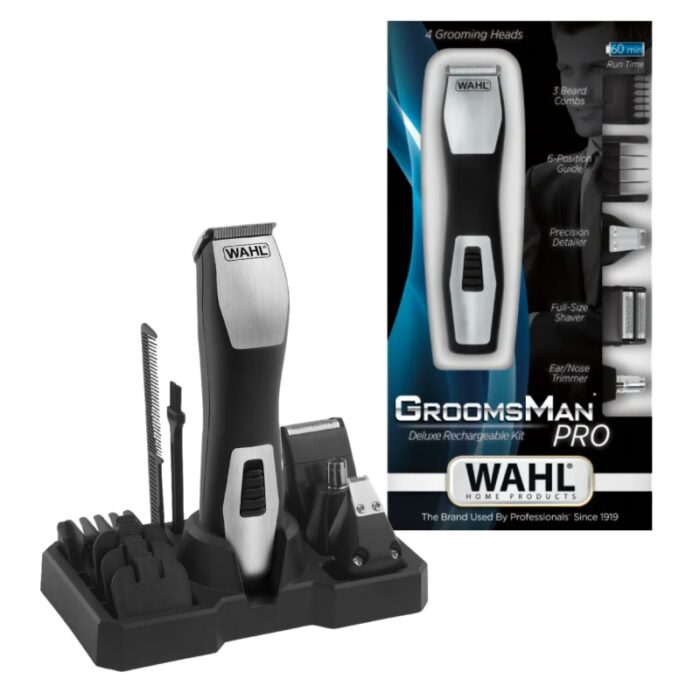 ⁦Wahl GroomsMan Pro Battery 09855-1216 Black⁩ - الصورة ⁦6⁩