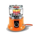 صوبة غاز مدوره مع منصب للطبخ من جامر لون برتقالي