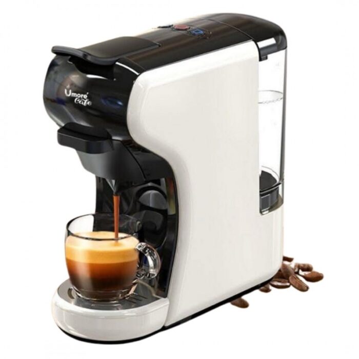 103376562_67dca505cf8dd ماكنة الاسبرسو متعددة الكبسولات 1450 واط لون ابيض - الصورة 1