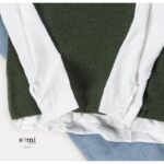 ⁦طقم قميص مع فست صوف لون أخضر وأبيض⁩ - الصورة ⁦3⁩