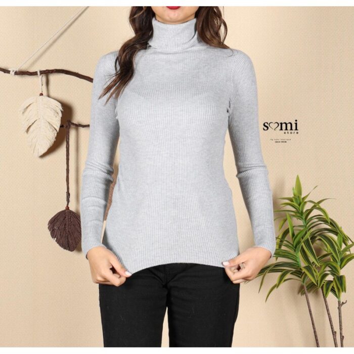 103376655_67dca57108779 بلوزة جولف للنساء لون رمادي - الصورة 1