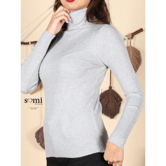 ⁦بلوزة جولف للنساء لون رمادي⁩ - الصورة ⁦4⁩