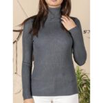 ⁦بلوزة جولف للنساء لون رمادي غامق⁩ - الصورة ⁦4⁩