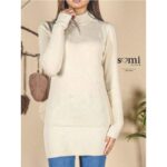 ⁦بلوزة جولف للنساء لون أصفر طحيني⁩ - الصورة ⁦2⁩