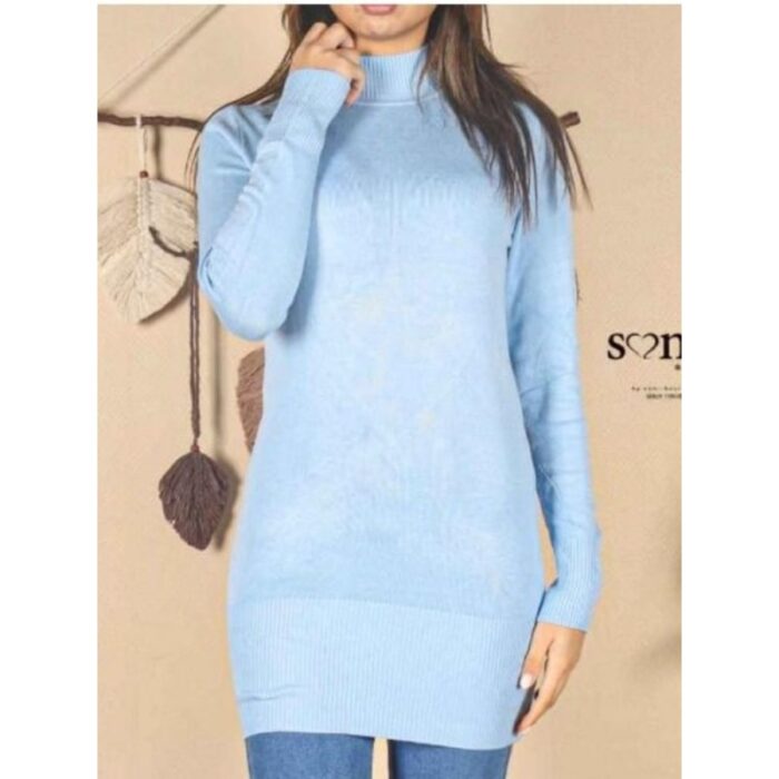 ⁦بلوزة جولف للنساء لون أزرق فاتح⁩ - الصورة ⁦2⁩