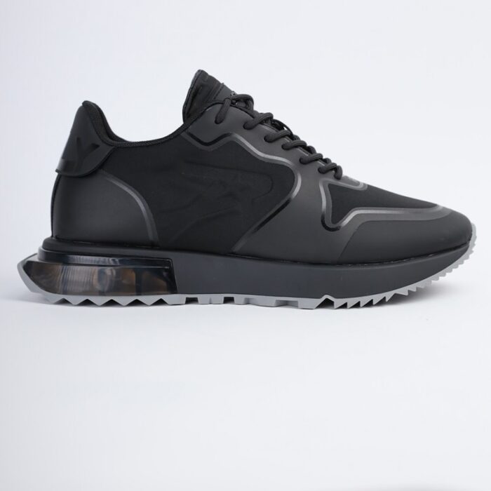 ⁦Replay Men's Trevi Shoes- Black⁩ - الصورة ⁦5⁩