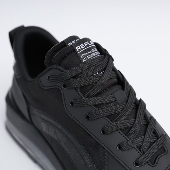 ⁦Replay Men's MOBI Shoes- Black⁩ - الصورة ⁦8⁩