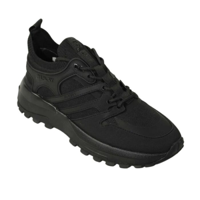 103376685_67dca5ab563c0 Replay Men's Stal 1 Shoes- Black - الصورة 1