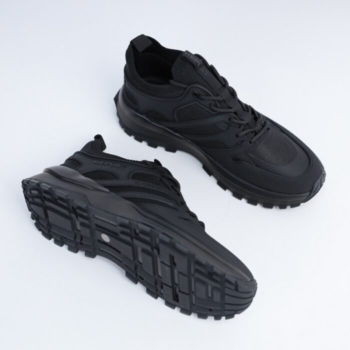 ⁦Replay Men's Stal 1 Shoes- Black⁩ - الصورة ⁦14⁩