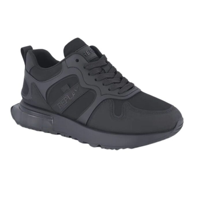 103376691_67dca5c041e03 Replay Men's SANY 1 Shoes- Black - الصورة 1