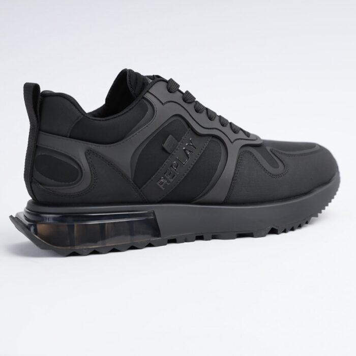 ⁦Replay Men's SANY 1 Shoes- Black⁩ - الصورة ⁦9⁩