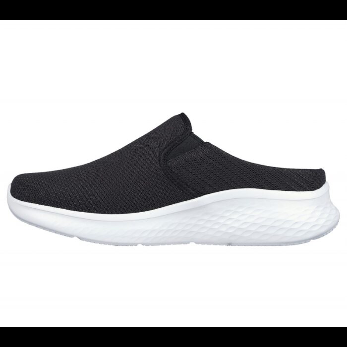 ⁦Skechers Men's Skech-Lite Pro Slide -شبشب سكيتشرز سكيتش لايت برو للرجال لون أسود ونعل أبيض⁩ - الصورة ⁦4⁩