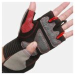 كفوف مع مشد احمر واسود