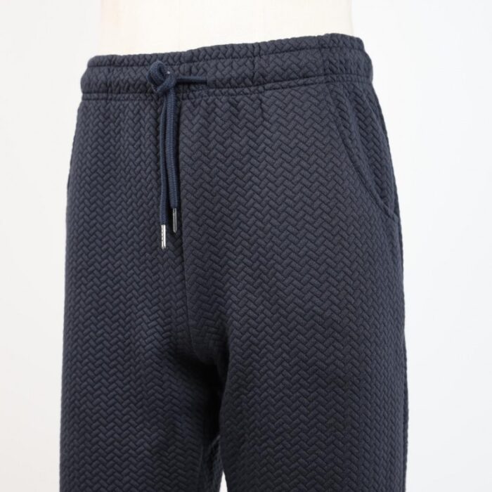 ⁦طقم تريننج جاكيت + بنطلون قماش مجكر خريفي ربيعي⁩ - الصورة ⁦2⁩