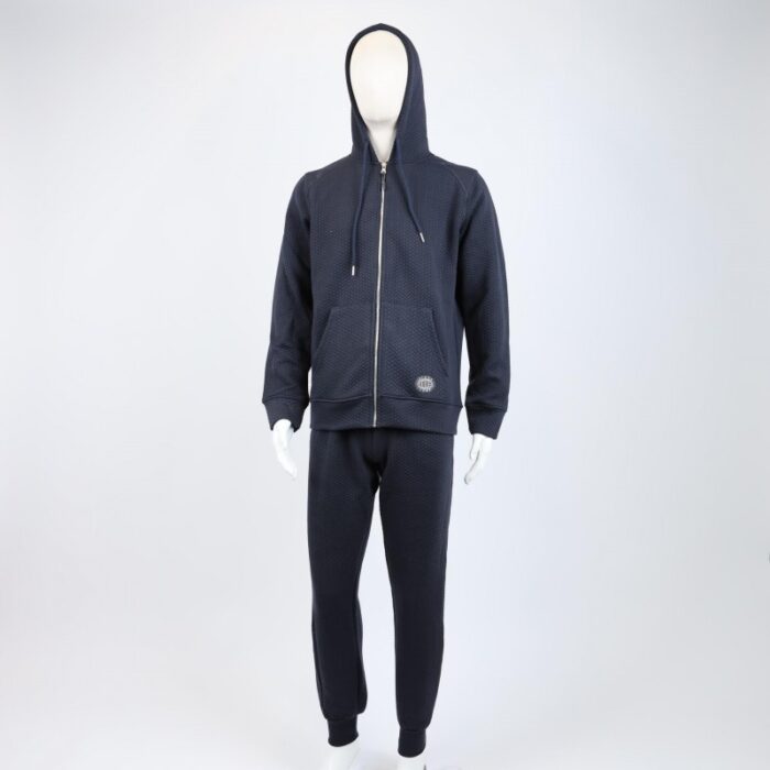 ⁦طقم تريننج جاكيت + بنطلون قماش مجكر خريفي ربيعي⁩ - الصورة ⁦4⁩