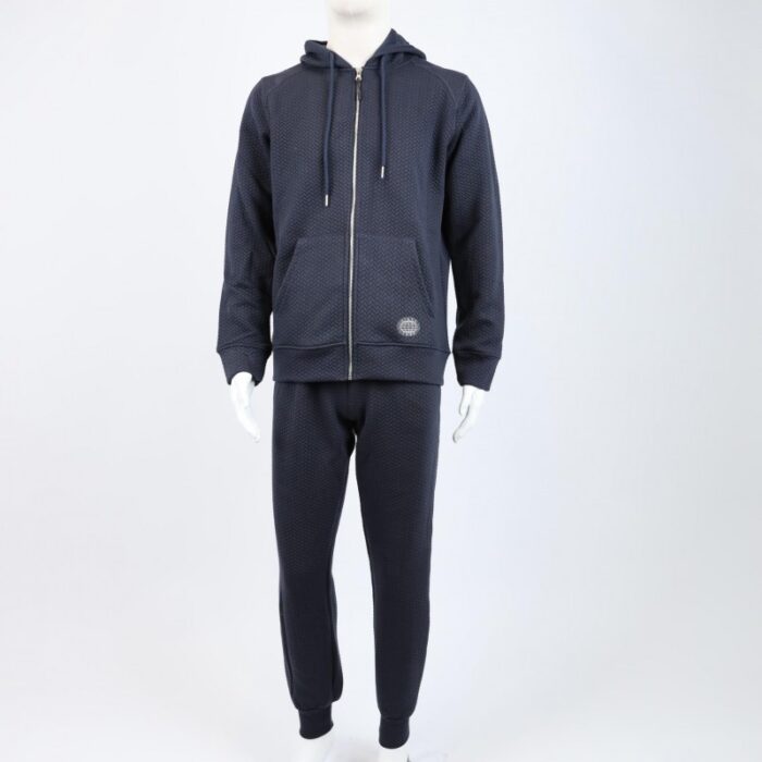 ⁦طقم تريننج جاكيت + بنطلون قماش مجكر خريفي ربيعي⁩ - الصورة ⁦8⁩