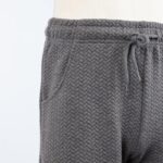 ⁦طقم تريننج جاكيت + بنطلون قماش مجكر خريفي ربيعي⁩ - الصورة ⁦3⁩