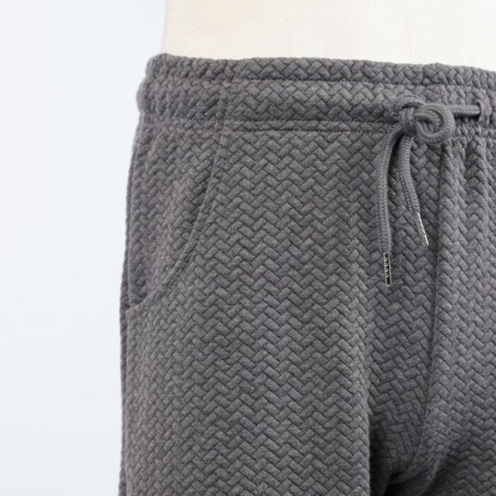 ⁦طقم تريننج جاكيت + بنطلون قماش مجكر خريفي ربيعي⁩ - الصورة ⁦3⁩