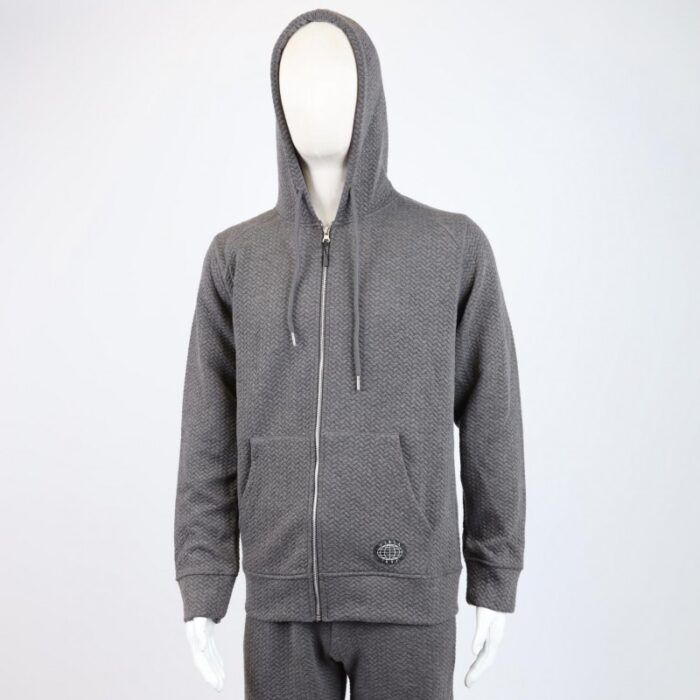 ⁦طقم تريننج جاكيت + بنطلون قماش مجكر خريفي ربيعي⁩ - الصورة ⁦5⁩