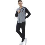 طقم تريننج جاكيت + بنطلون قماش مجكر خريفي ربيعي