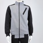 ⁦طقم تريننج جاكيت + بنطلون قماش مجكر خريفي ربيعي⁩ - الصورة ⁦4⁩