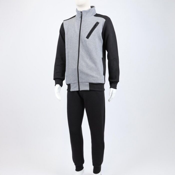 ⁦طقم تريننج جاكيت + بنطلون قماش مجكر خريفي ربيعي⁩ - الصورة ⁦5⁩