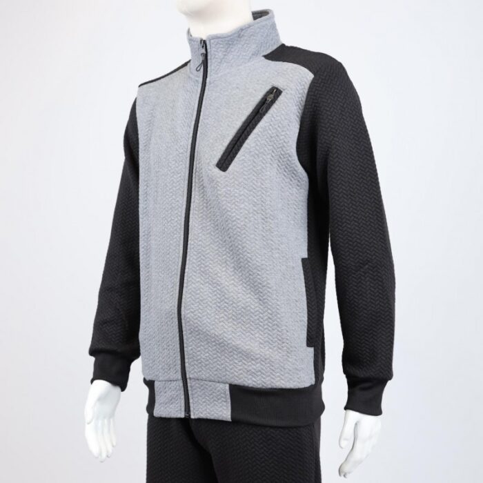 ⁦طقم تريننج جاكيت + بنطلون قماش مجكر خريفي ربيعي⁩ - الصورة ⁦6⁩