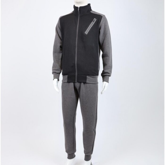 103376805_67dca69c66e8b طقم تريننج جاكيت + بنطلون قماش مجكر خريفي ربيعي - الصورة 1